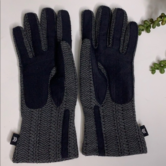 Charcoal Grey Sweater Knit Women’s S/M gloves women’s winter accessory - Picture 3 of 7